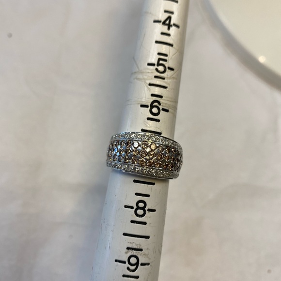 14K diamonds wedding ring - Picture 5 of 6